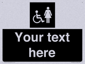 Custom information: black panel disabled and female